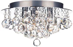 Dar lighting glamour kristály modern mennyezeti lámpa pluto csiszolt króm darplu5250
