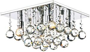 Dar lighting glamour kristály modern mennyezeti lámpa abacus csiszolt króm daraba5250