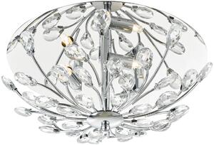 Dar lighting glamour kristály modern mennyezeti lámpa zafir csiszolt króm darzaf5350