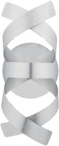 Dar lighting glamour modern fali lámpa rawley csiszolt króm csiszolt alumínium darraw0750