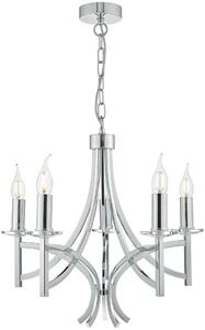 Dar lighting klasszikus kristály csillár lyon csiszolt króm darlyo0550