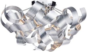 Dar lighting glamour modern mennyezeti lámpa rawley eloxált alumínium csiszolt króm darraw0450