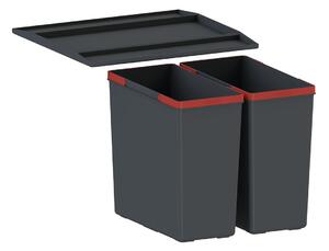Franke EasySort hulladéktartály 29 l fekete-piros 121.0494.182