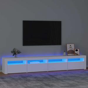 VidaXL LED TV Szekrény - Fehér - 240cm