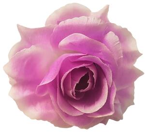 Rózsa virágfej O 10cm lila művirág