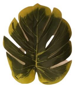Monstera levél zöld 42cm művirág