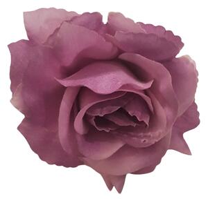 Rózsavirágfej O 10cm lila művirág