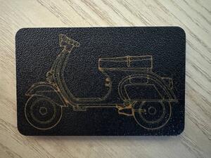 Vespa old faldekoráció