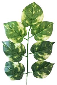 Dekorációs levél növényen x7 60cm zöld művirág