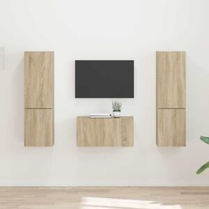 TV szekrény garnitúra 5 pcs Sonoma tölgy Faanyag