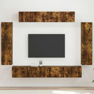 TV szekrény 8 pcs Füstölt tölgy