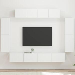 TV szekrény 8 db Fehér