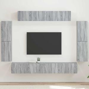 TV szekrény 8 pcs Szürke Sonoma