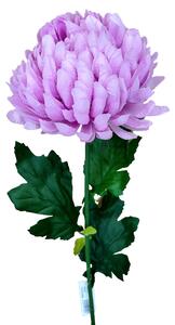 Krizantém a száron Exkluzív lila 70cm művirág