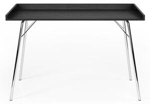 Rayburn íróasztal tölgyfa dekoros asztallappal 52x115 cm - Woodman