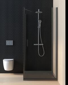 Oltens Superior téglalap alakú zuhanytálca 120x70 cm fekete 15001300