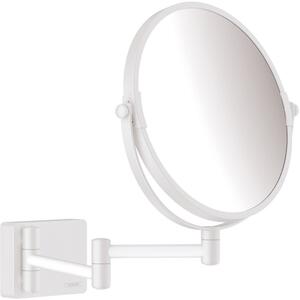 Hansgrohe AddStoris kozmetikai tükör 24.6x24.6 cm kerek fehér 41791700