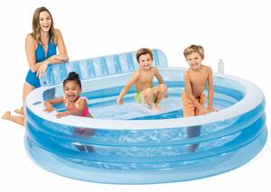 Intex Swim Center Family Pool Felfújható Családi Medence 229 x 218 x 79 cm