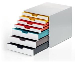 Irattároló, műanyag, 7 fiókos, DURABLE VARICOLOR&reg; MIX 7, színes (DB762727)