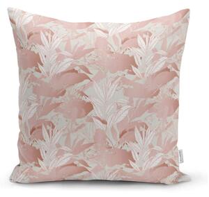 Pink Leaves 4 db-os dekorációs párnahuzat szett, 45 x 45 cm - Minimalist Cushion Covers