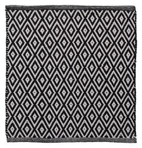 Sealskin Trellis fürdőszoba szőnyeg 60x60 cm négyzet fekete 800107