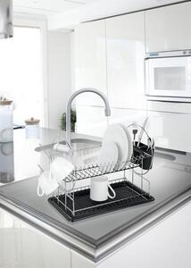 Wenko Premium szárító mosogatóhoz 52x24x36 cm szürke-fekete 2372100