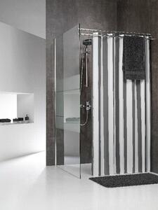 Sealskin Linje zuhanyfüggöny 200x180 cm fehér-szürke 233011314