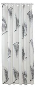 Sealskin Birds zuhanyfüggöny 200x180 cm fehér-fekete 800141