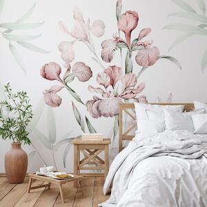 Fotótapéta Íriszek utánzata akvarell, Fotótapéta virágok és növények, w03955v1 : Uwalls.hu