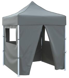 VidaXL Partysátor 200 x 200 x 315 cm Oxford Szövet, Antracit