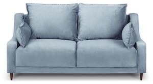 Freesia világoskék bársony kanapé, 150 cm - Mazzini Sofas