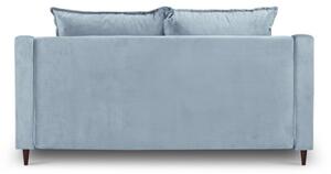 Freesia világoskék bársony kanapé, 150 cm - Mazzini Sofas