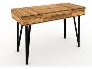 Tölgyfa fésülködőasztal 120x53 cm Golo - The Beds