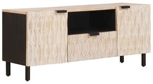 TV szekrény fiókkal Fehér mosott felület 105 x 33 x 46 cm