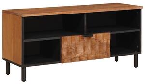 TV szekrény Akácbarna felület 100 x 33,5 x 46 cm Tömör Mangófát