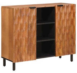 Széf polcokkal Akácbarna felület 90 x 33 x 75 cm Tömör Mangófát