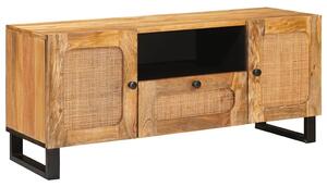 TV szekrény fiókkal Barna 105 x 33 x 46 cm Tömör Mangófát
