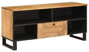 TV szekrény fiókkal Barna 100 x 33 x 46 cm Tömör Mangófát