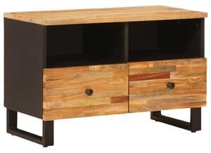 TV szekrény tárolóval Barna 70 x 33 x 46 cm Tömör Mangófát