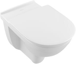 Villeroy & Boch O.Novo Vita miska WC wisząca bez kołnierza dla niepełnosprawnych biała 4695R001