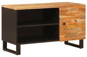 TV szekrény polcokkal Barna 80 x 33 x 46 cm Tömör Mangófát