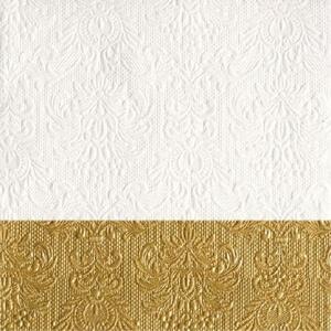Elegance Dip Gold papírszalvéta 33x33 cm, 20 db-os