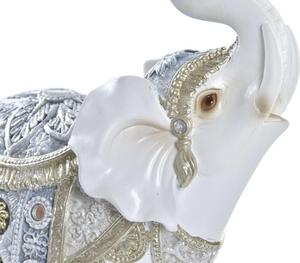 Figura műgyanta 17x7x19 elefánt fehér (készletről)