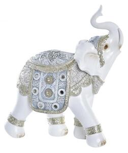 Figura műgyanta 17x7x19 elefánt fehér (készletről)
