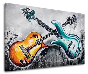 Művészi reprodukció GITÁR (művészi reprodukció Lipa ateliér)