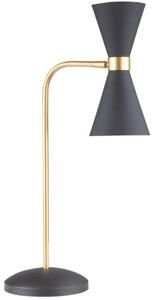 MaxLight Cornet asztali lámpa 2x5 W fekete-arany T0039