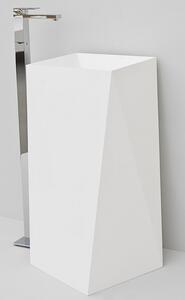 Art Ceram Sharp mosdótál 50x50 cm négyzet térben álló fehér OSL00801;00
