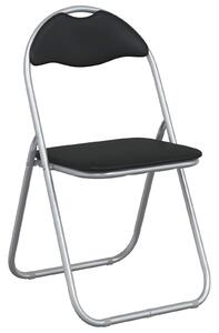 VidaXL Összecsukható szék 8 db fekete és szürke 48 x 43,5 x 81 cm