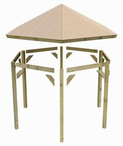 Karibu Cordoba fa kerti pavilon, 289 cm x 289 cm