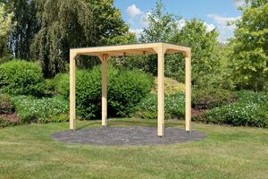 Karibu Kocka 1. Fa kerti pavilon / modern kerti pavilon 320 cm x 160 cm
